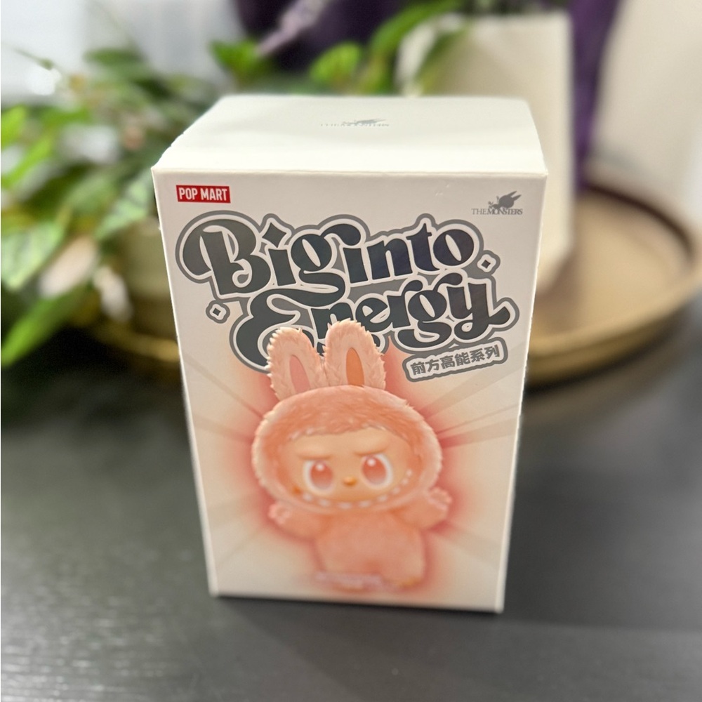 Pop Mart Big into Energy Series-Vinyl Plush Labubu -Confirmed
